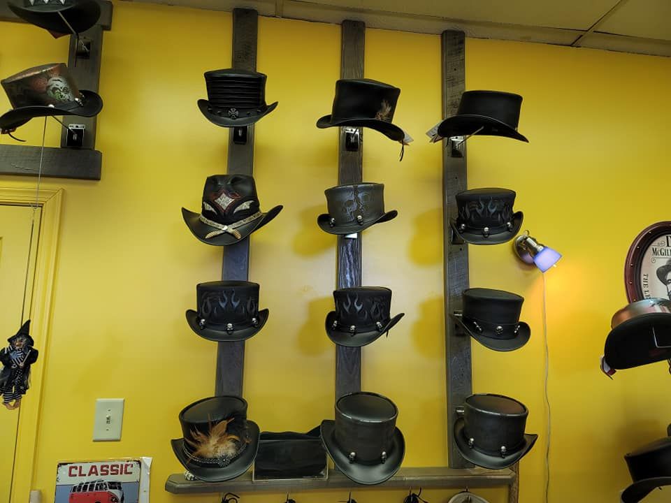 wall of cool hats